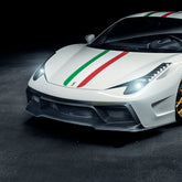 FERRARI 458 ITALIA CARBON FIBER FRONT BUMPER W/ FRONT SPOILER